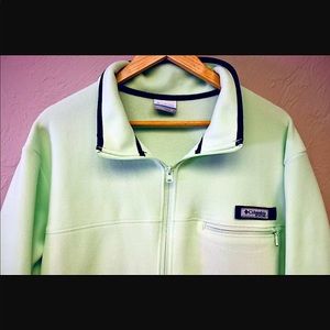 Columbia PFG WOMENS Sea Foam Green Polyester Fishing Jacket Sixe XL